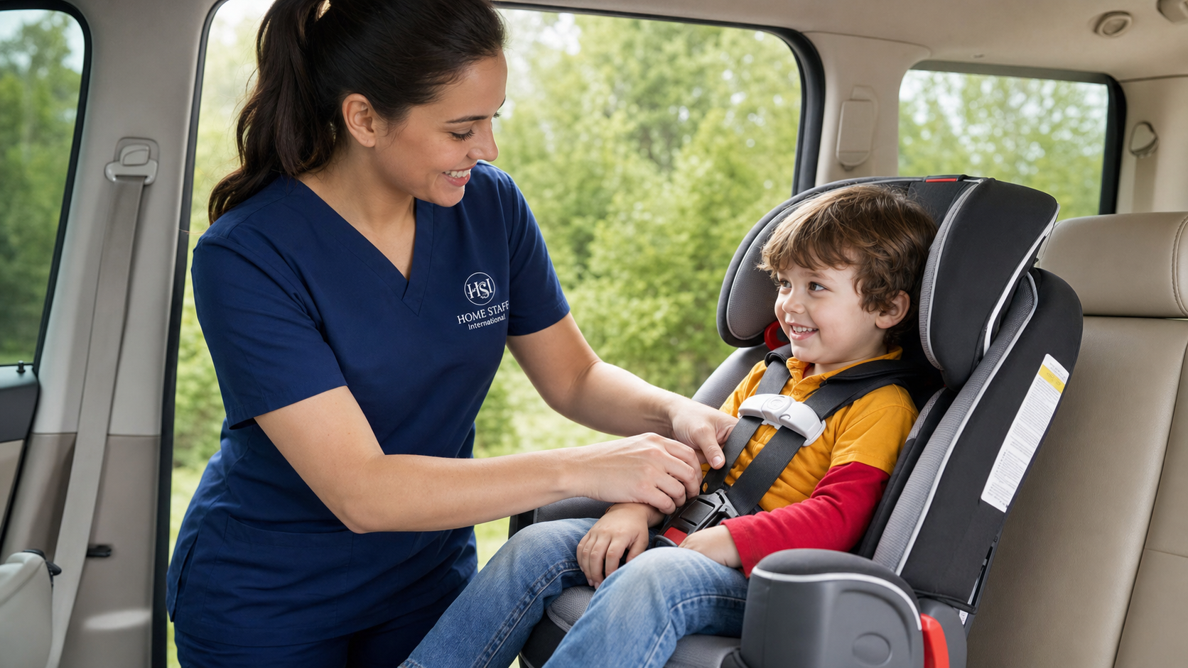 Professional nanny services with a personal car in Latvia – Riga