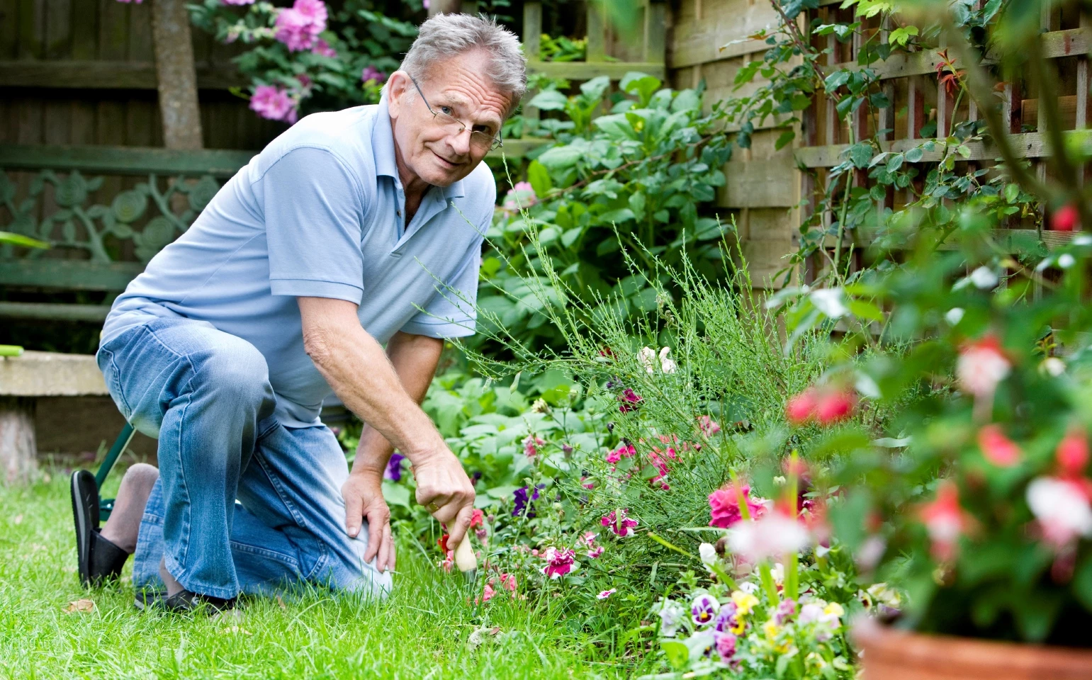 Work as a gardener and household assistant