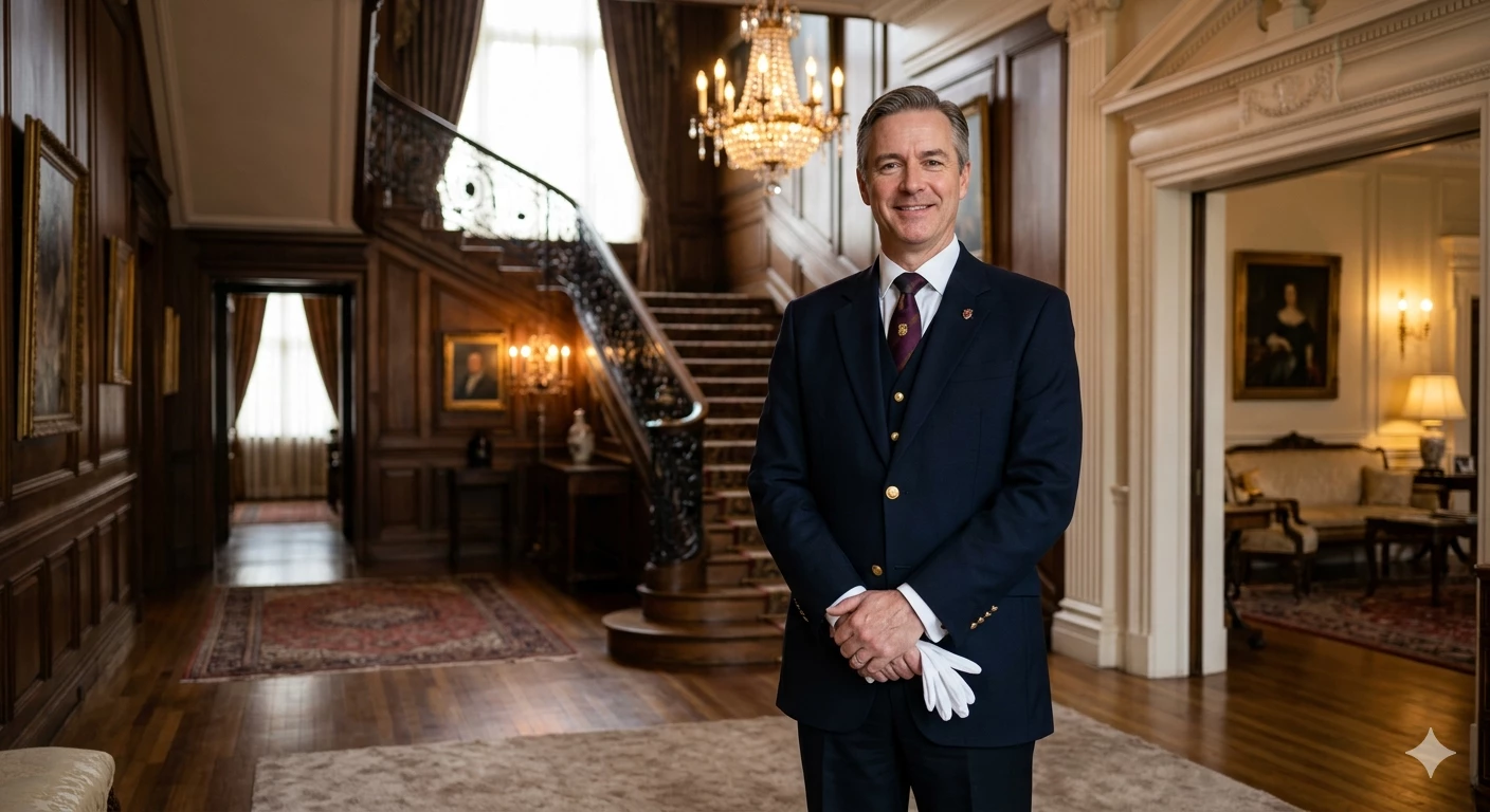 Working as a butler
